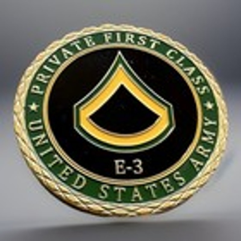 U.S. Army Sergeant E-5 Rank Challenge Coin. New! Fast Shipping! Perfect Gift!