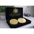 US Embassy in Jerusalem, King Cyrus Donald Trump Jewish Temple Coin authentic