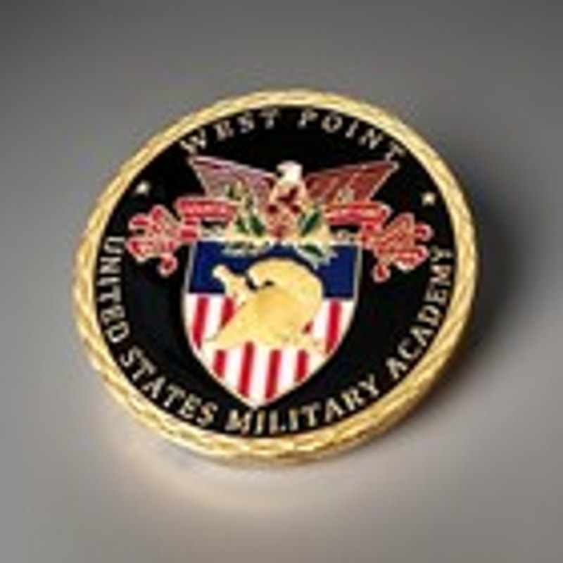 U S ARMY MILITARY ACADEMY WEST POINT USMA CHALLENGE COIN Retirement Award