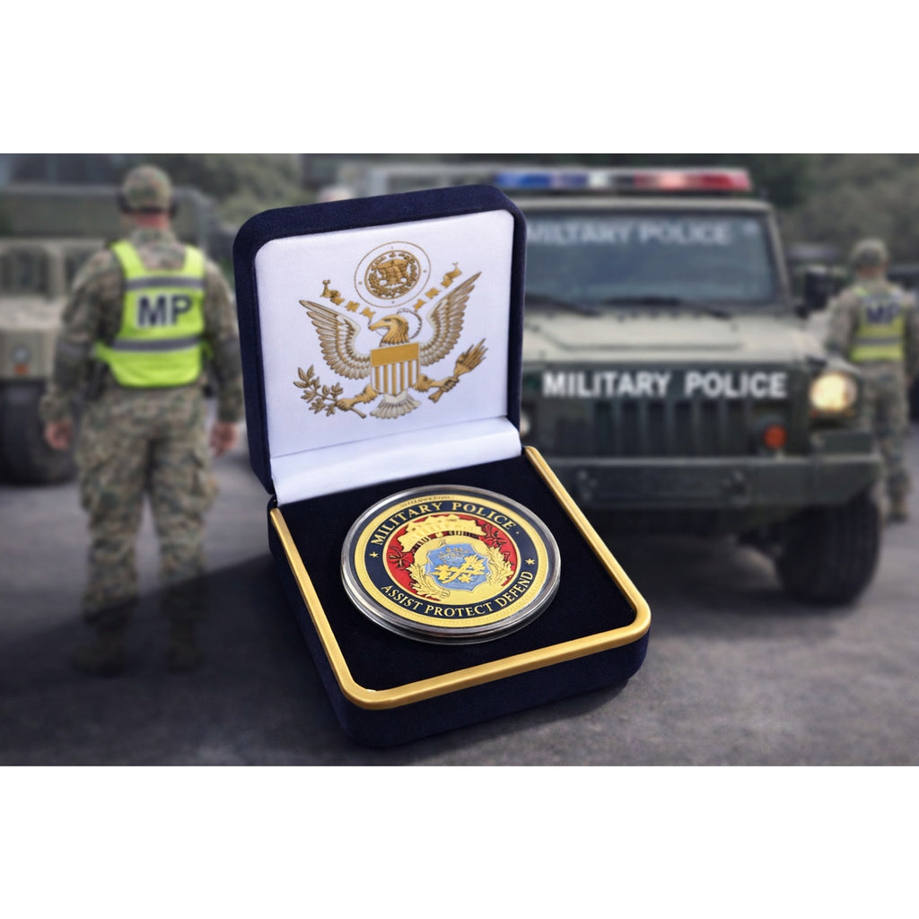 MP-Military Police Army Challenge Coin US Army with Case ·FAST SHIPPING· ·NEW·