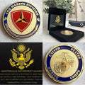 Military CORPS - 3rd DIVISION Challenge Coin With Retirement Award