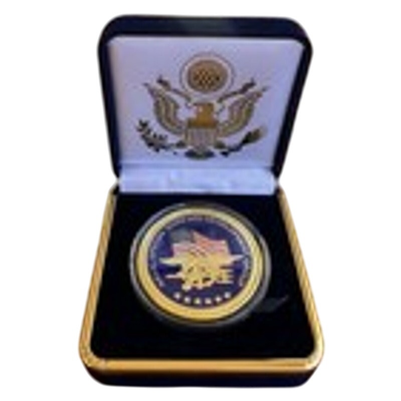 Department of Energy (DOE) Challenge Coin With Blue Velvet Case. Fast Shipping!