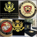 US MARINE CORPS - 12th MARINE REGIMENT Challenge Coin USA