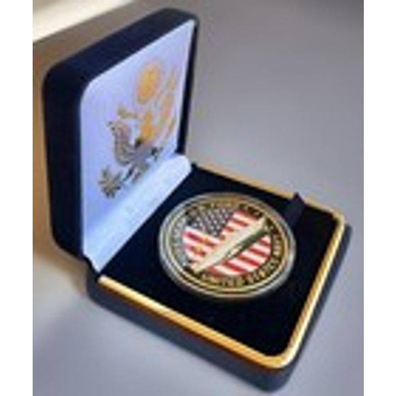 Department of Energy (DOE) Challenge Coin With Blue Velvet Case. Fast Shipping!