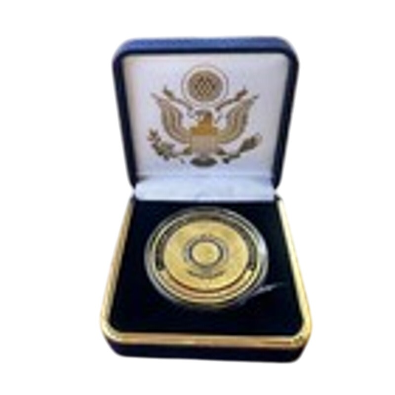 Department of Energy (DOE) Challenge Coin With Blue Velvet Case. Fast Shipping!