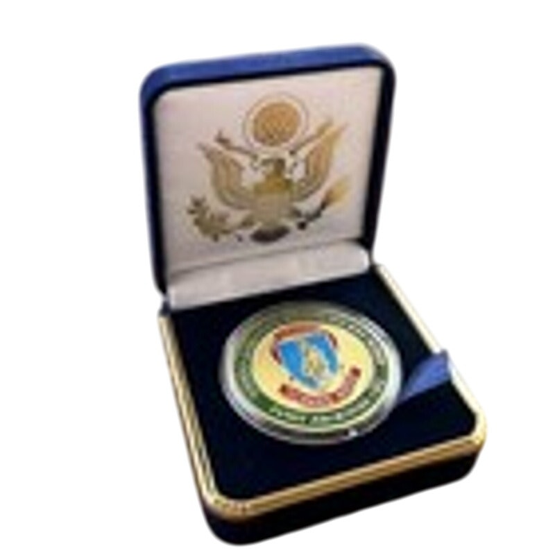 Department of Energy (DOE) Challenge Coin With Blue Velvet Case. Fast Shipping!