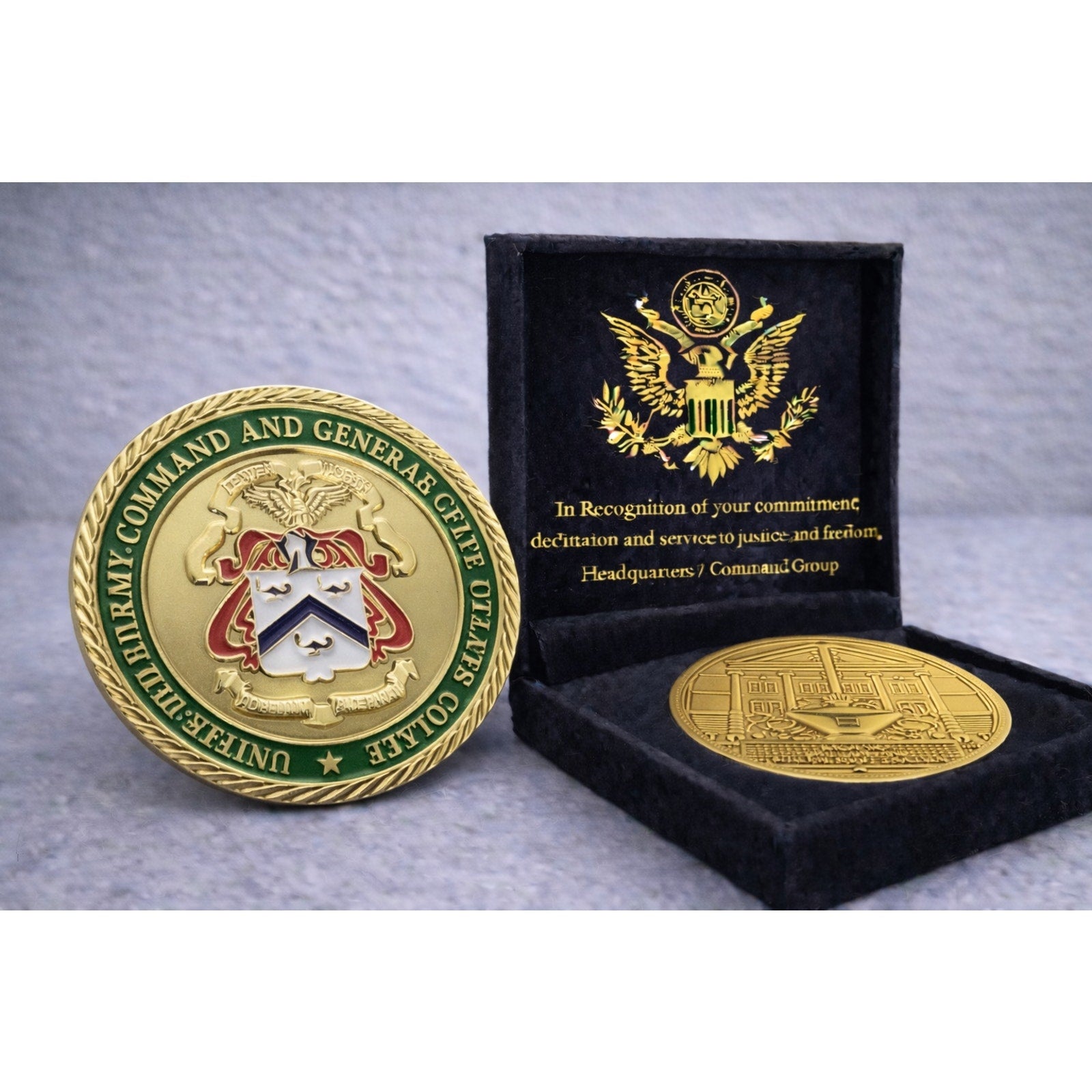 US ARMY command and general Staff Collage Ft Leavenworth KS grad w/ Achievement