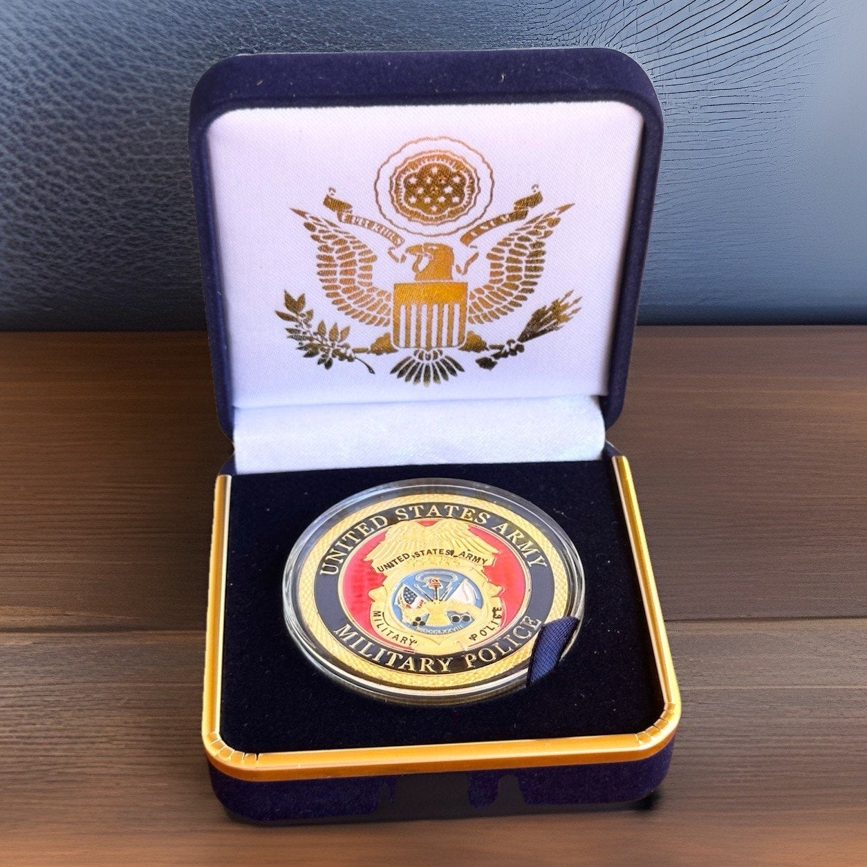Department of Energy (DOE) Challenge Coin With Blue Velvet Case. Fast Shipping!