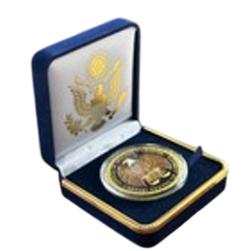 Department of Energy (DOE) Challenge Coin With Blue Velvet Case. Fast Shipping!