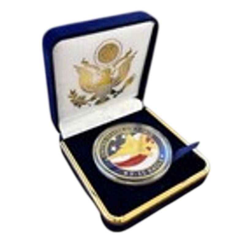 Department of Energy (DOE) Challenge Coin With Blue Velvet Case. Fast Shipping!