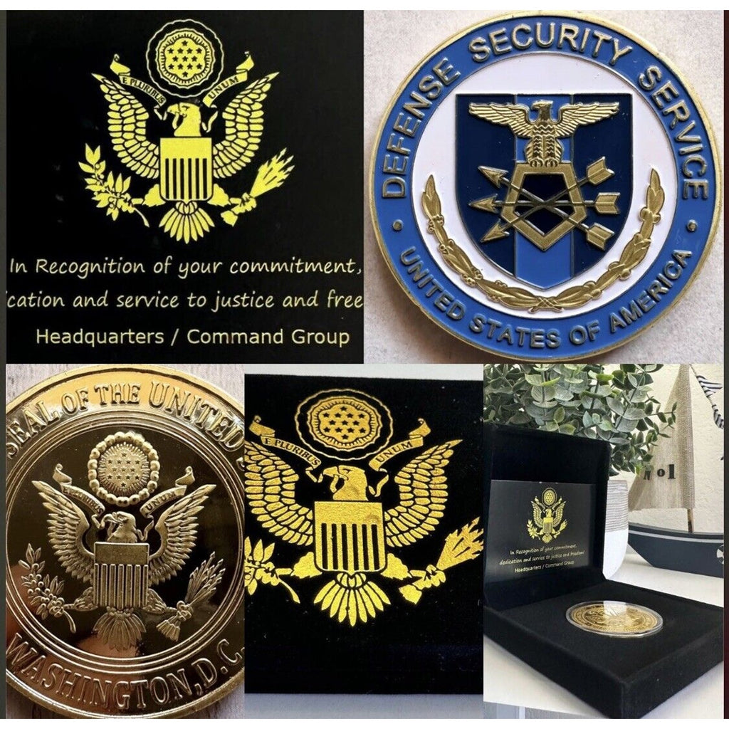 DEFENSE SECURITY SERVICE Challenge Coin USA