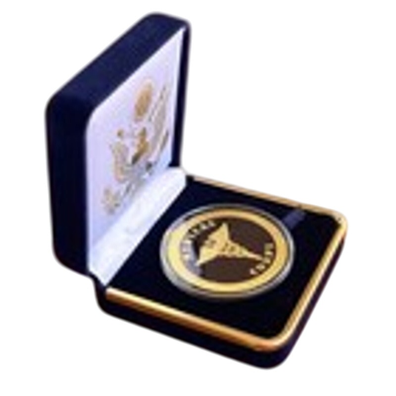 Department of Energy (DOE) Challenge Coin With Blue Velvet Case. Fast Shipping!