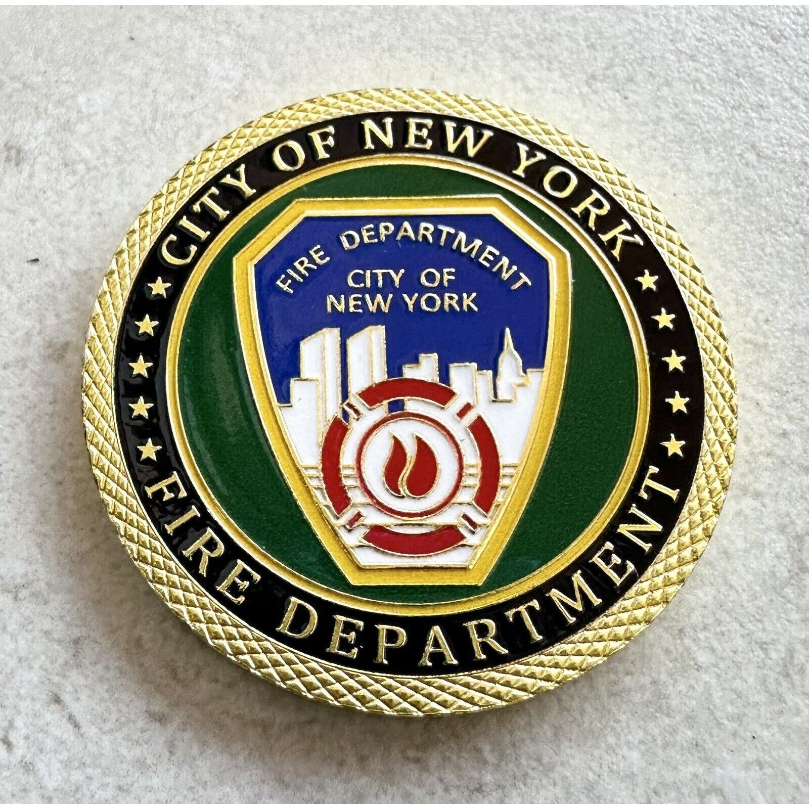 FDNY NEW YORK CITY "NYC' NYFD FIRE DEPARTMENT RESCUE Presidential Gift Box