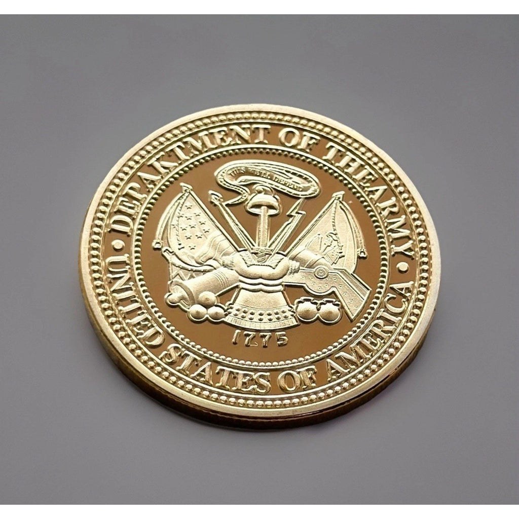 3RD Infantry Division US Army Challenge Coin "Rock of the Marne" W Velvet USA
