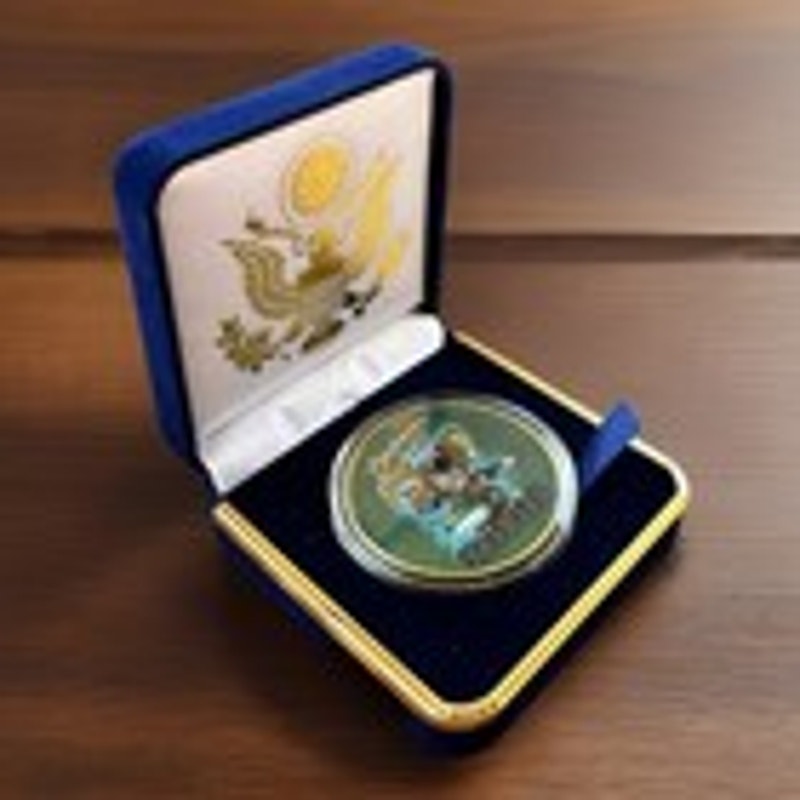 Department of Energy (DOE) Challenge Coin With Blue Velvet Case. Fast Shipping!