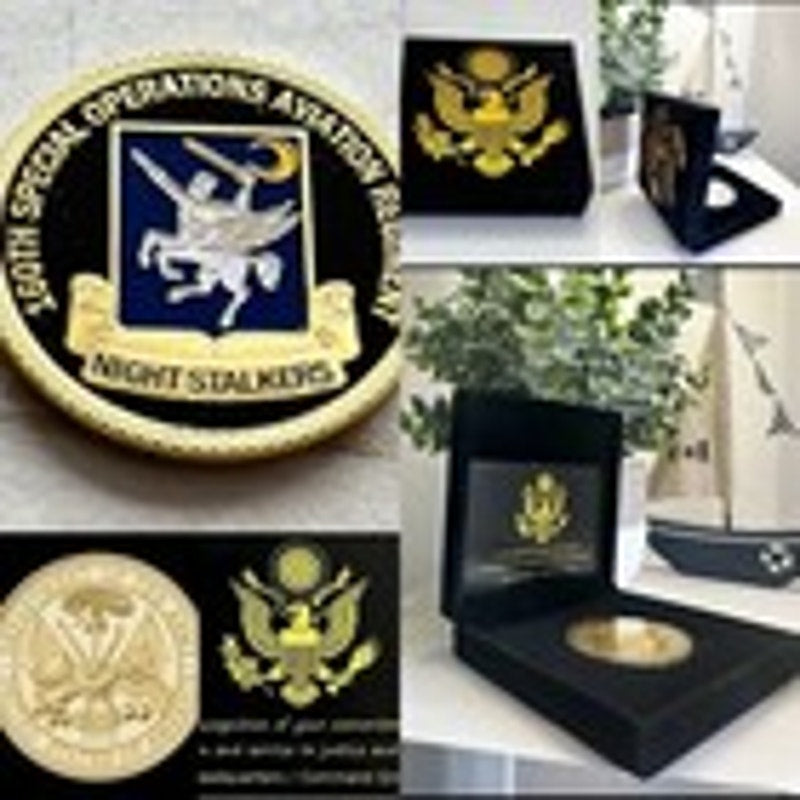 US ARMY 160th SPECIAL OPS AVIATION REGIMENT "NIGHT STALKERS" Challenge Coin