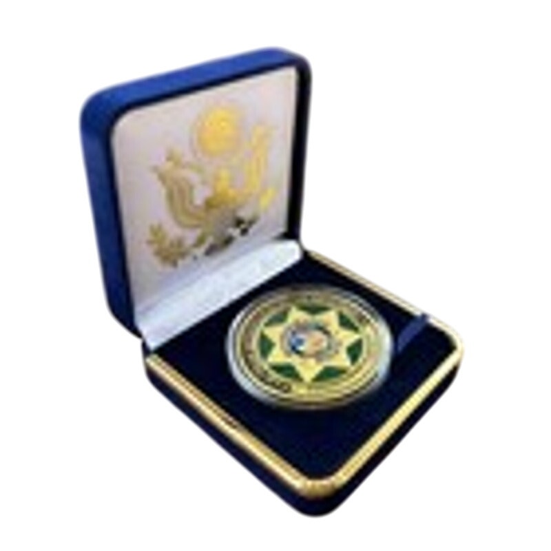 Department of Energy (DOE) Challenge Coin With Blue Velvet Case. Fast Shipping!