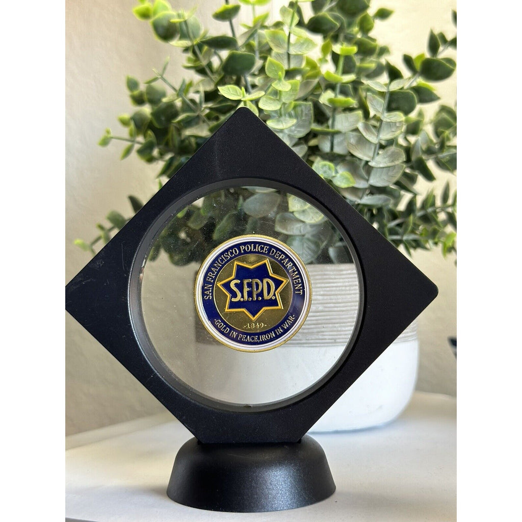 SAN FRANCISCO Police Dept. Challenge Coin With 3D Display Case