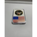 CITY OF ATLANTA POLICE DEPT Challenge Coin w/ American Flag Case