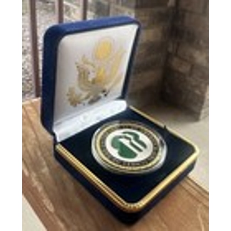 Department of Energy (DOE) Challenge Coin With Blue Velvet Case. Fast Shipping!