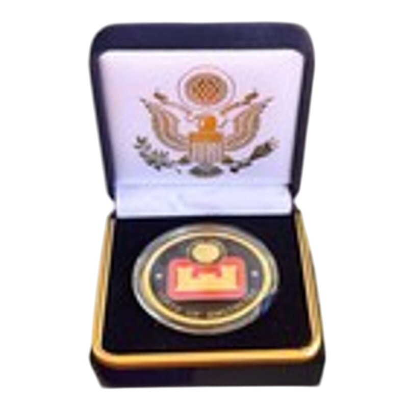 Department of Energy (DOE) Challenge Coin With Blue Velvet Case. Fast Shipping!