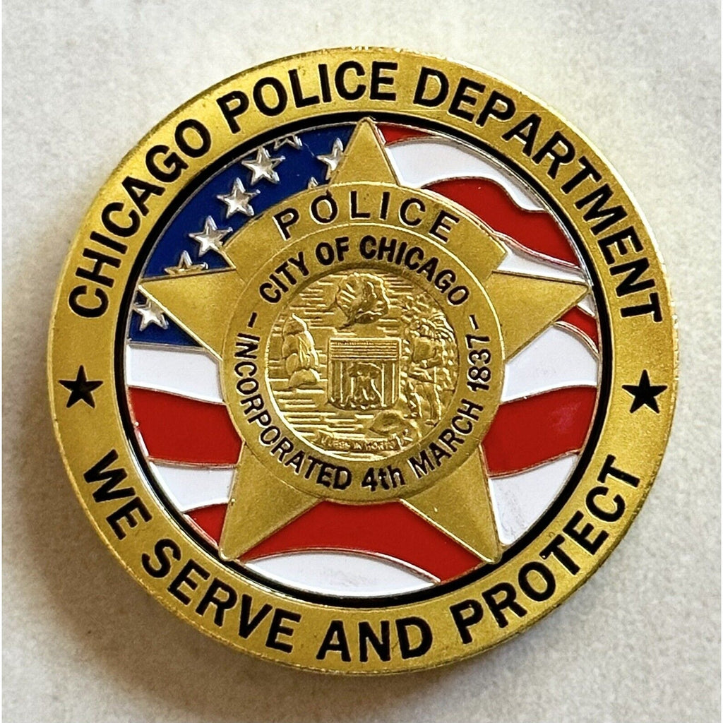 Chicago Police Officer Department Challenge Coin -USA