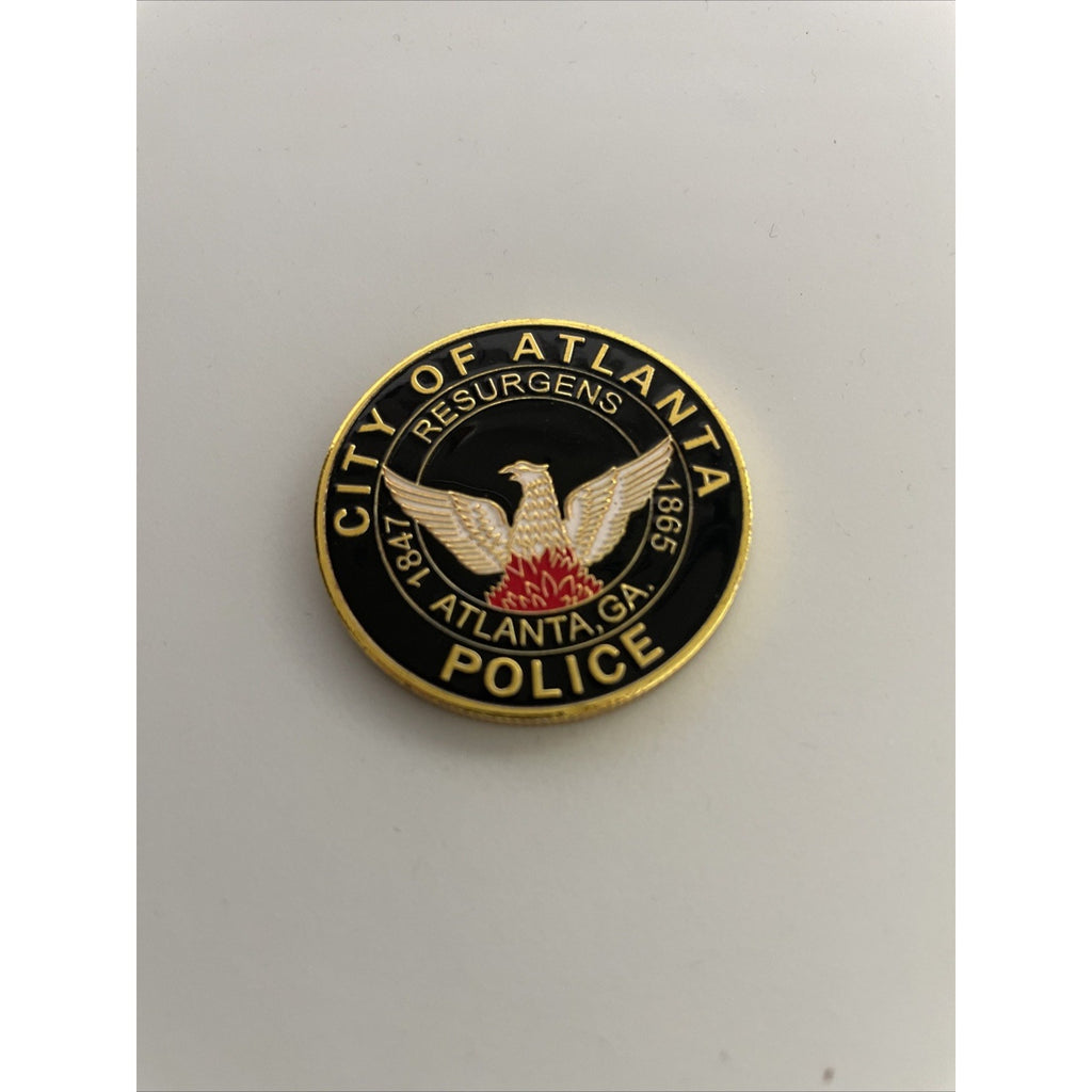 CITY OF ATLANTA POLICE DEPT Challenge Coin w/ “United We Stand” Case