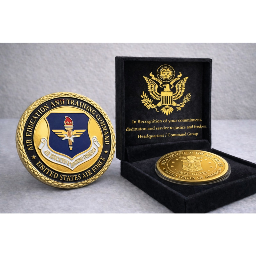 U S AIR FORCE Air Education & Training Command Challenge w/ Achievement Awardi