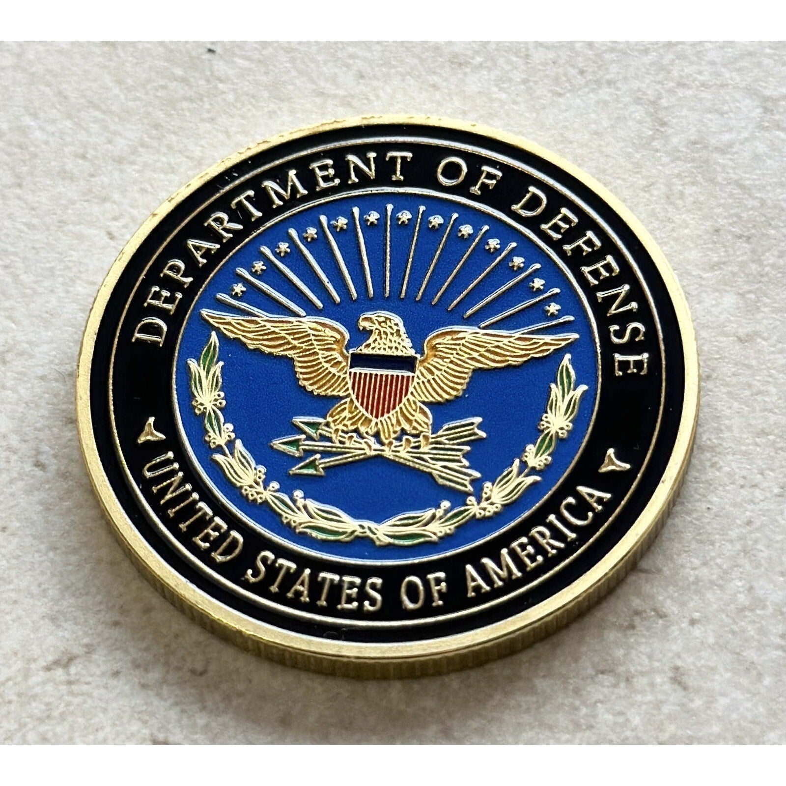 DOD Department Of Defense Pentagon Challenge Coin