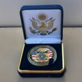 Department of Energy (DOE) Challenge Coin With Blue Velvet Case. Fast Shipping!