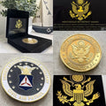 U S AIR FORCE AUXILIARY CIVIL AIR PATROL Coin With Retirement Award