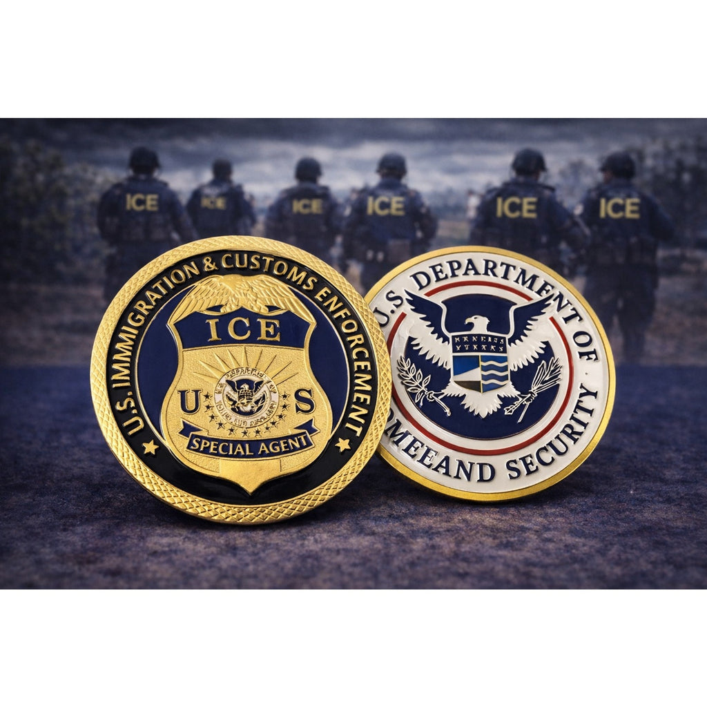 ICE Immigration and Customs Enforcement Challenge Coin ·FAST SHIPPING· ·NEW·