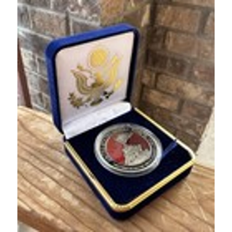 Department of Energy (DOE) Challenge Coin With Blue Velvet Case. Fast Shipping!