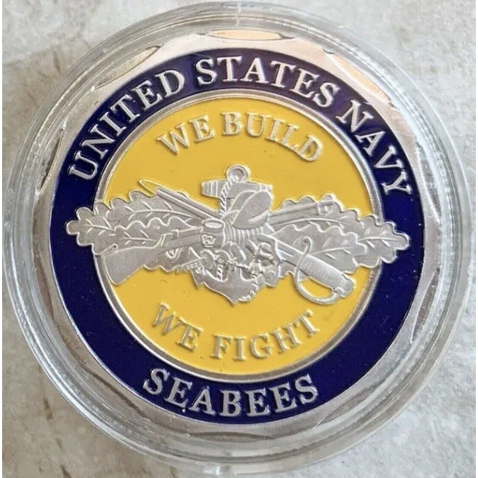 US NAVY SEABEES "CAN DO!" Challenge Coin - USA