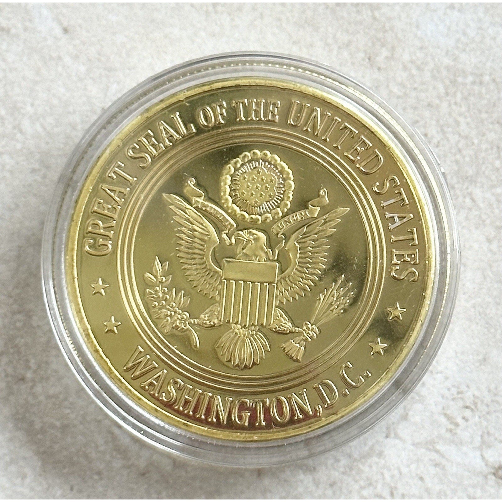United States Air Force SECURITY POLICE Challenge Coin w/ Retirement Award
