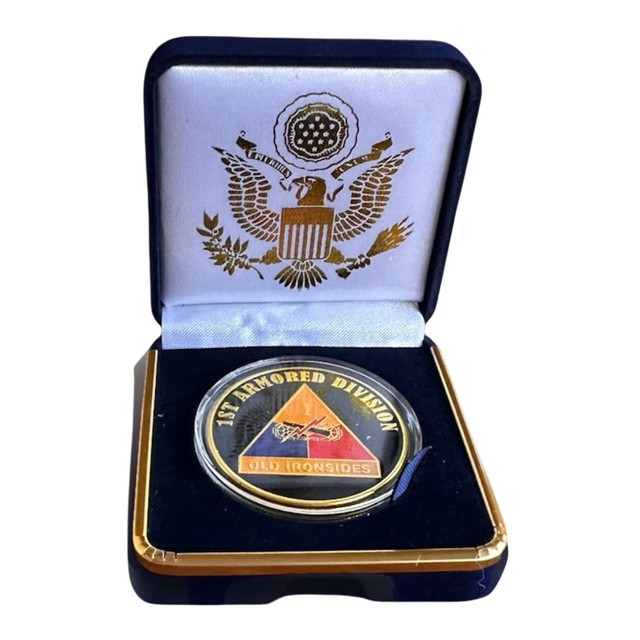 Department of Energy (DOE) Challenge Coin With Blue Velvet Case. Fast Shipping!