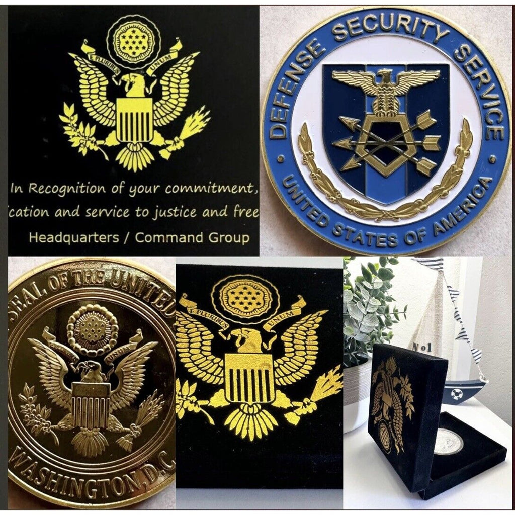 DEFENSE SECURITY SERVICE Challenge Coin USA