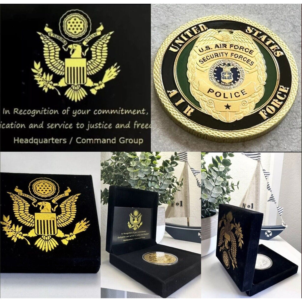 MP- MILITARY POLICE Office Department CHALLENGE COIN USAF