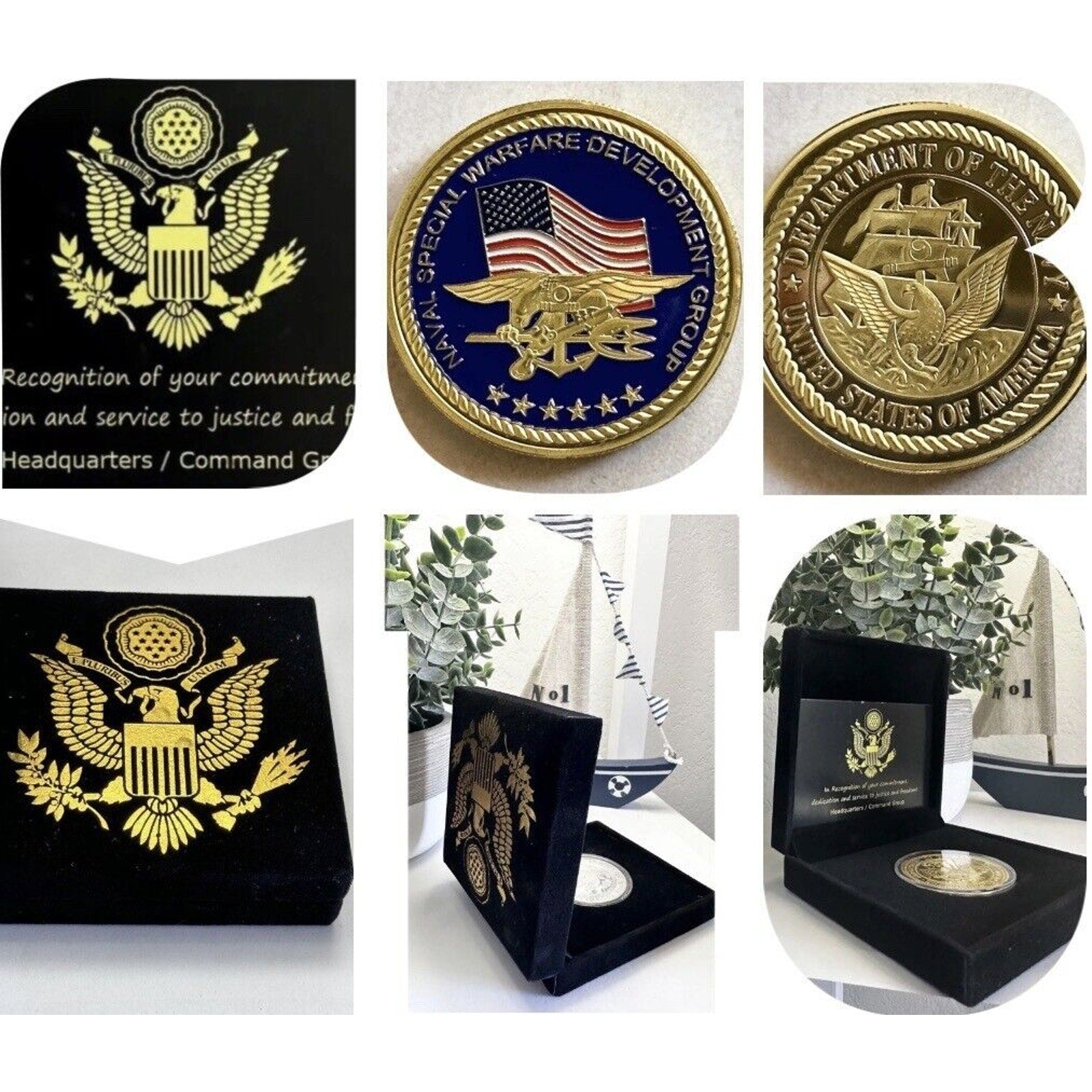 U S NAVAL SPECIAL WARFARE DEVELOPMENT GROUP Challenge Coin USA