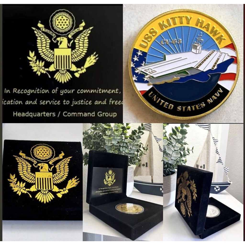 US NAVY - USS KITTY HAWK - CV-63 - Challenge Coin-USN