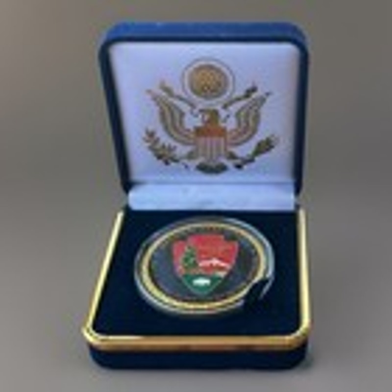 Department of Energy (DOE) Challenge Coin With Blue Velvet Case. Fast Shipping!