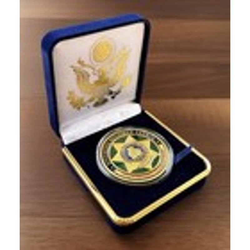 Department of Energy (DOE) Challenge Coin With Blue Velvet Case. Fast Shipping!