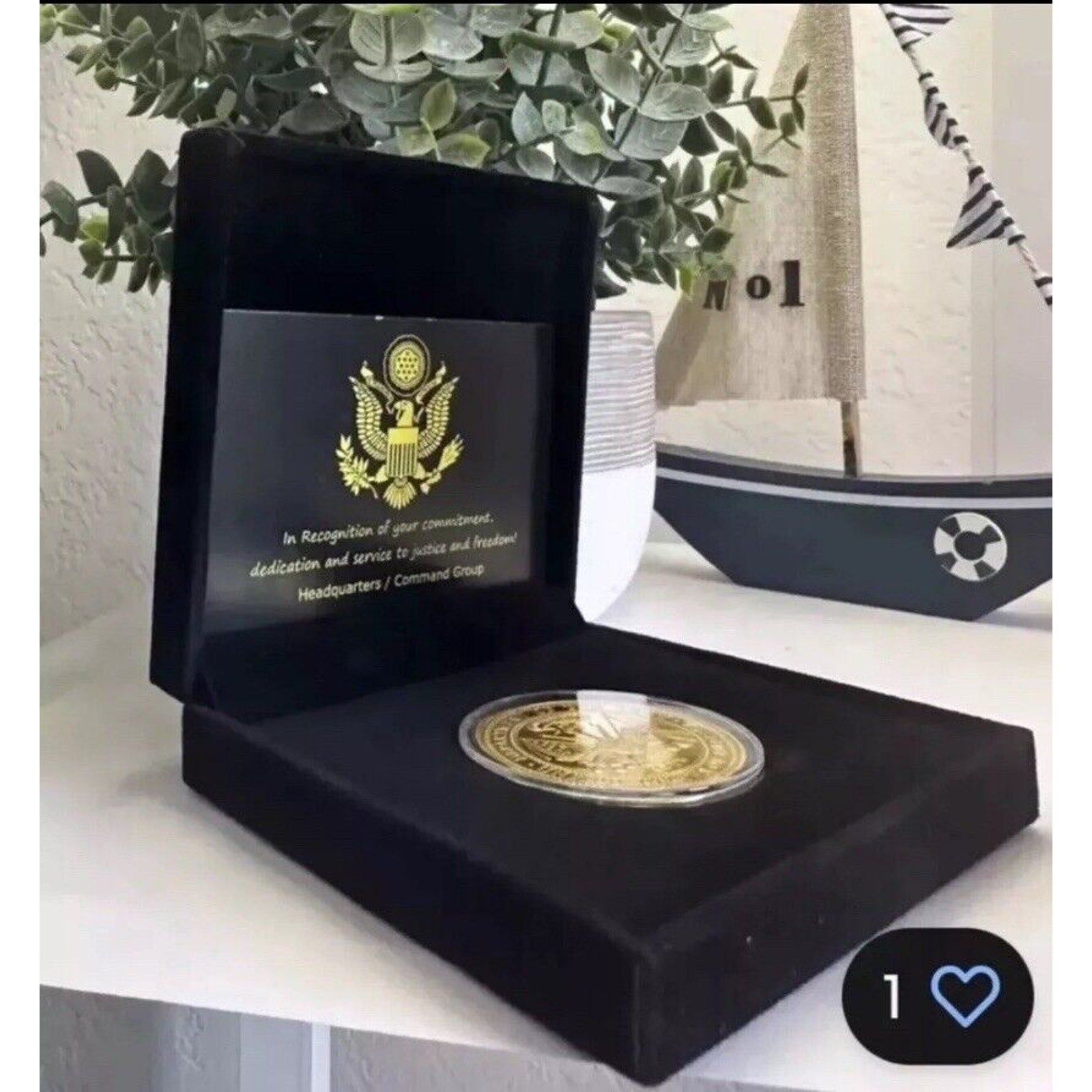 CITY OF HOUSTON Police Dept. Challenge Coin Retirement Award
