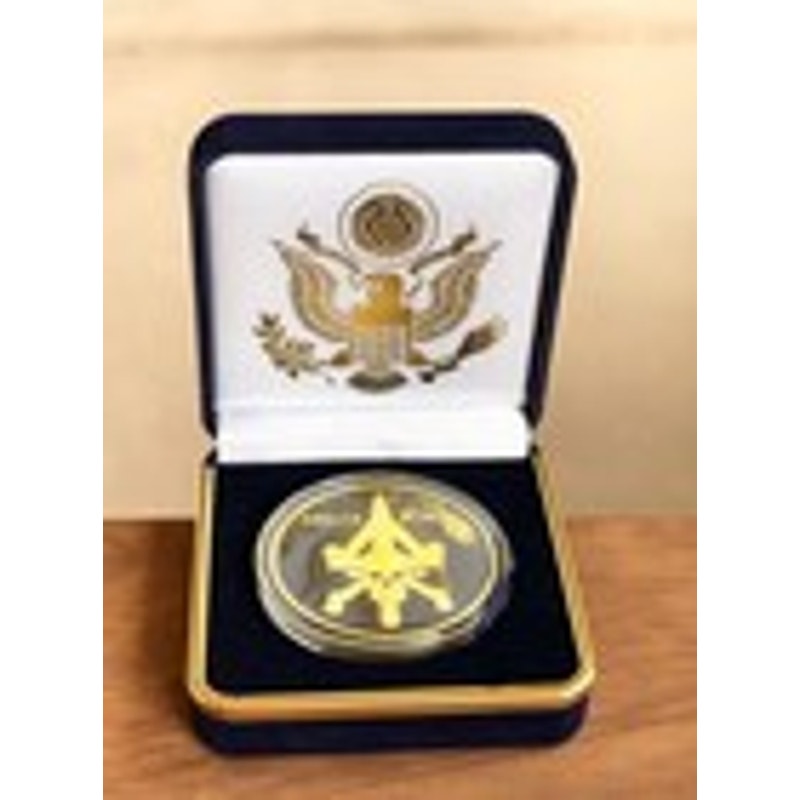 Department of Energy (DOE) Challenge Coin With Blue Velvet Case. Fast Shipping!