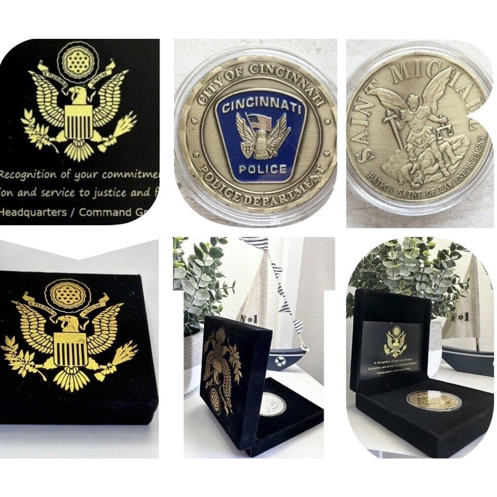CHALLENGE COIN CITY OF CINCINNATI POLICE DEPARTMENT -USA