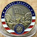 US Army 2nd Lt First Salute Oath Of Office Coin Challenge