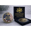 FBI Federal Bureau Of Investigation United States Coin With Retirement Award