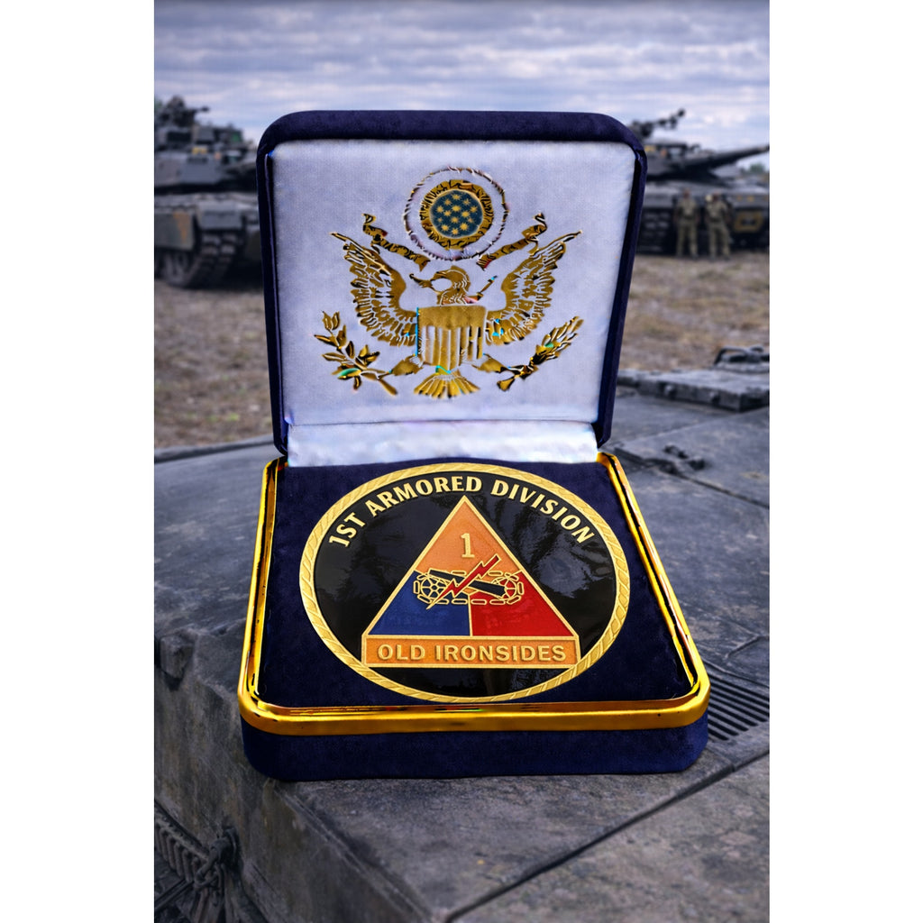 U.S. Army 1st Armored Division Challenge Coin ·FAST SHIPPING· ·NEW·