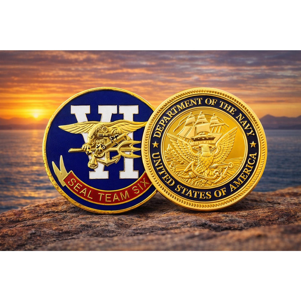 US NAVY SEAL TEAM SIX Challenge Coin ·FAST SHIPPING· ·NEW· with case