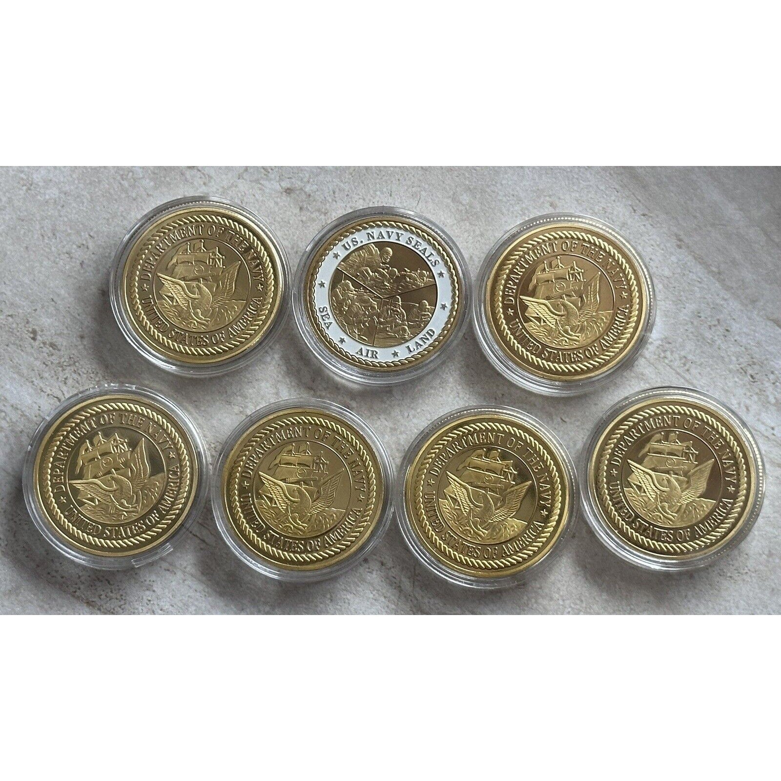 Lot of Navy SEALS Special Forces challenge coin & Seal Team Two Four Five Six….